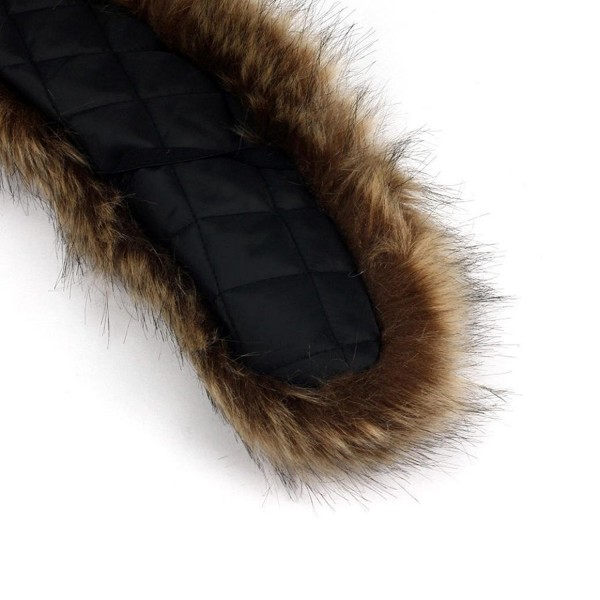 Womens Warm luxury Faux Fox Fur Fluffy Collar Wrap Scarf Neck Shawl ...