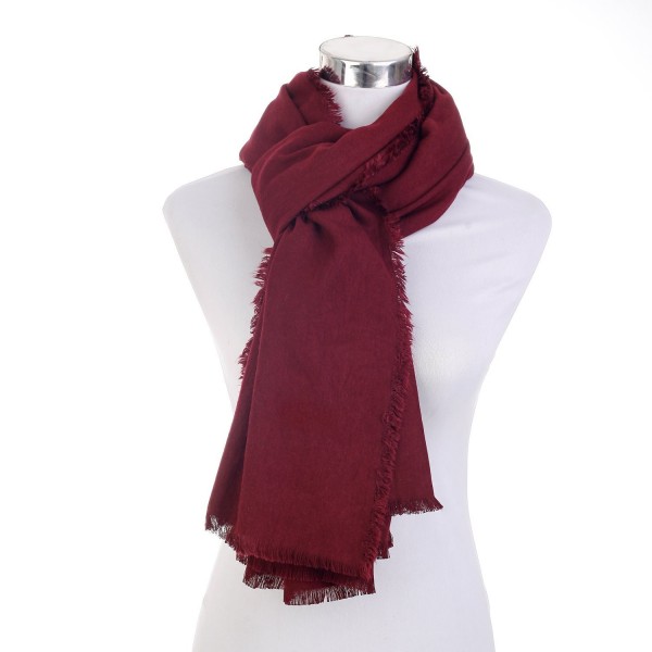 Women/Men Solid Colored Cashmere Wraps Blanket Shawl Scarf Wrapping ...
