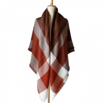 Warm Plaid Large Tartan Scarf Cape Blanket Scarves Fashion Wrap Shawl ...