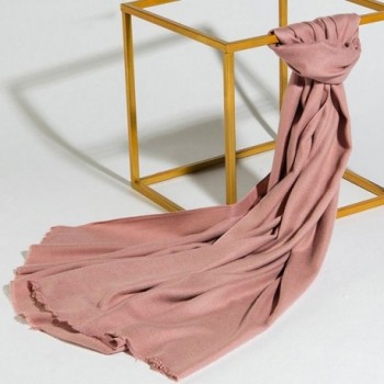 Blanket Cashmere Scarves Winter Pashmina - Pink - C91885H942N