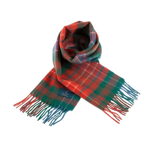 Pure New Wool Scottish Tartan Scarf Wilson Ancient One Size Cr123h48igp