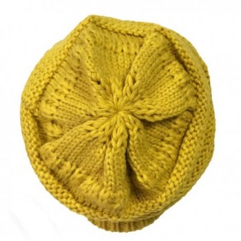 ALLYDREW Knitted Infinity Slouchy Mustard in Cold Weather Scarves & Wraps