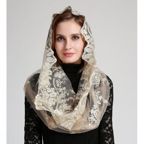 Black Extravagant Catholic Veil Chapel Veil Mantilla Church Veil Mass ...