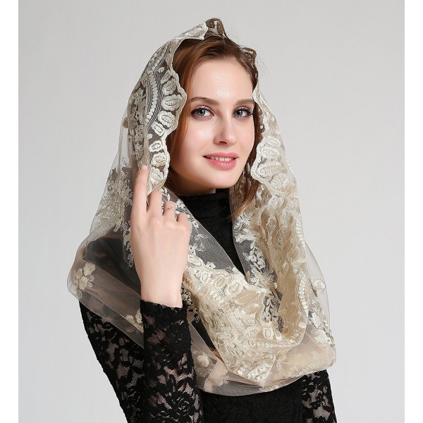 Black Extravagant Catholic Veil Chapel Veil Mantilla Church Veil Mass ...