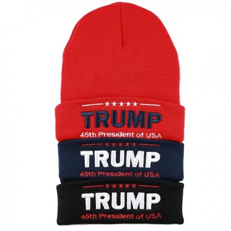 Exclusive 3D Trump Skull Knit Beanie Cap 45th President Inauguration ...