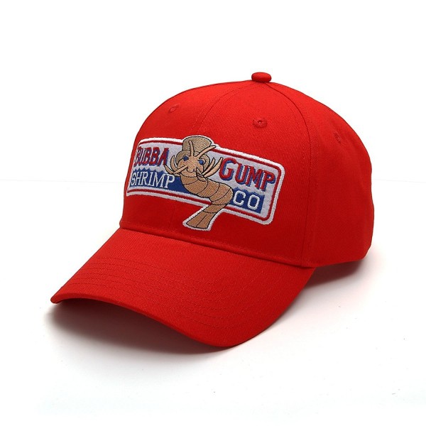 Adjustable Bubba Gump Baseball Cap Shrimp Co. Embroidered Hat (Red ...