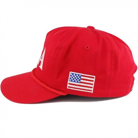 Donald Trump USA 45th President Embroidered Cap with Rope - Red ...