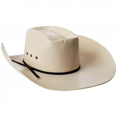 Men's Vegas - Shantung Straw Cowboy Hat - Natural - C711LPLWZHL