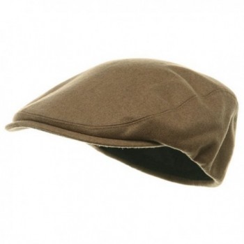 Men's Wool Ivy Newsboy Cap Hat - Camel - C611OHTQNIP