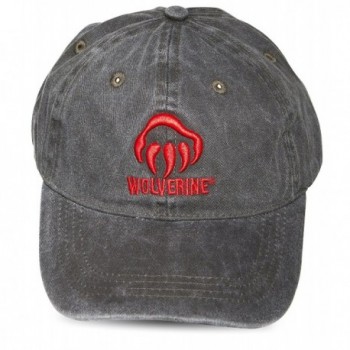 Wolverine Baseball Cap Gray Red