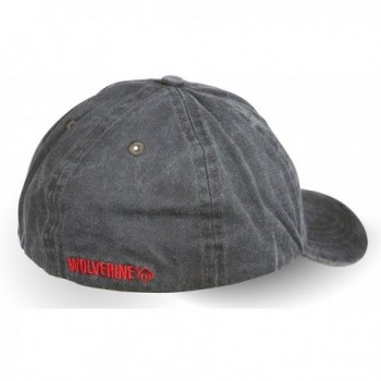 Wolverine Baseball Cap Gray Red in Men's Baseball Caps