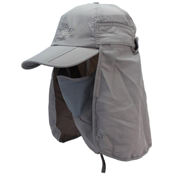 Outdoor Sun Protection Hat Folding Neck Flap Cap With Removable Shield ...
