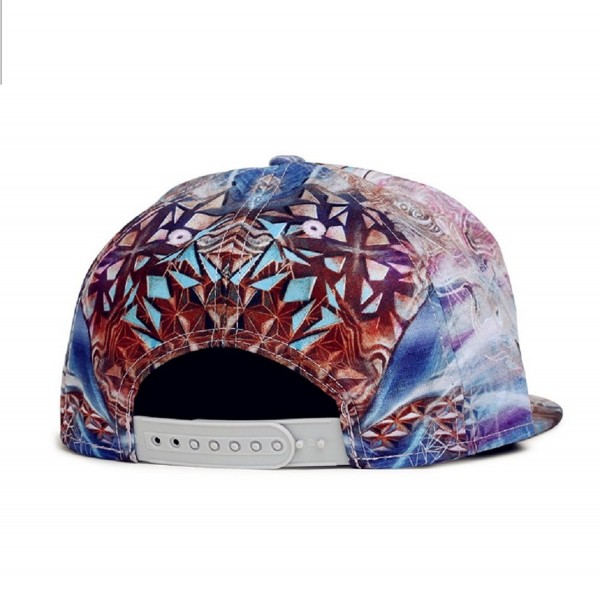 Printed Dancing Adjustable Snapback Baseball - Skull - C0184HXXYDY