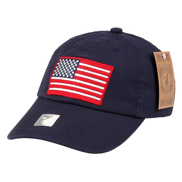 Black Eagles American Flag Cap 100% Cotton Classic Dad Hat Plain ...