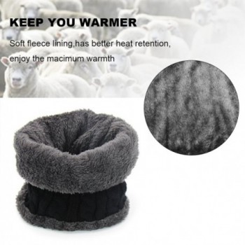 Winter Knit Hat Scarf Set- Warm Thick Knit Skull Cap For Men/Women ...