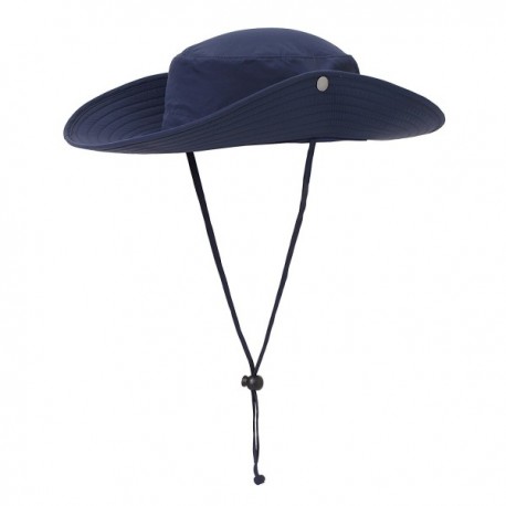 Wide Brim Cowboy Hat Collapsible Hats Fishing/Golf Hat Sun Block UPF50 ...