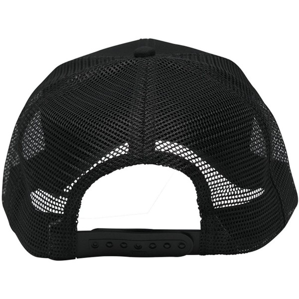 Wayne's World Embroidered Trucker Mesh Cap - Black - C212CM2J709