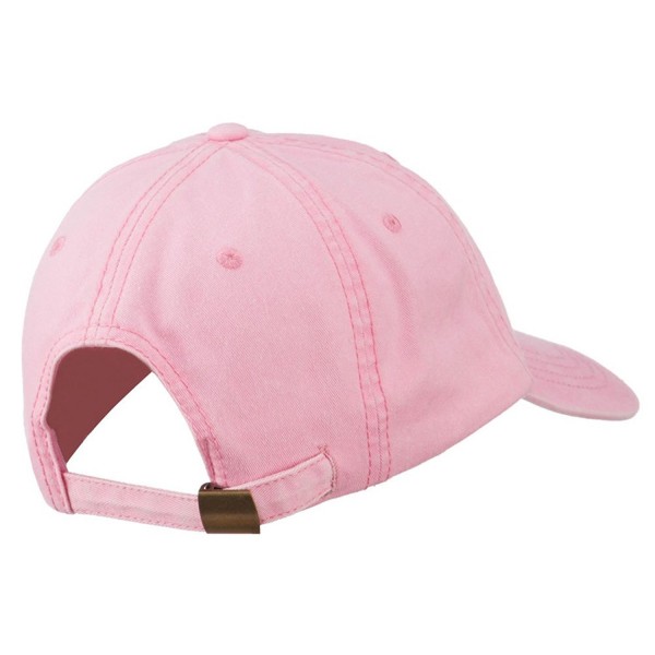 American Moose Embroidered Washed Cap - Pink - C111QLM6CDH