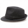 Blend Short Trilby Fedora Charcoal