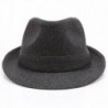 Blend Short Trilby Fedora Charcoal in Men's Fedoras