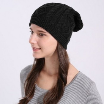 Lamdgbway Slouchy Beanie Stretch Braided