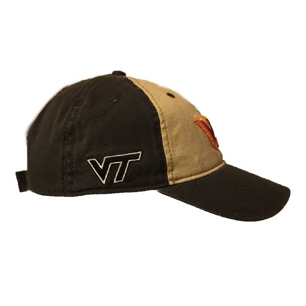 Virginia Tech Hokies Khaki and Black hat - C518756K5II