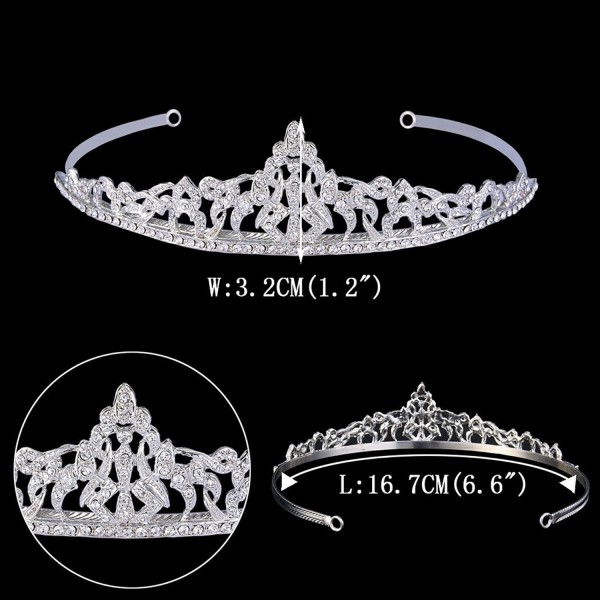 Women's Austrian Crystal Party Fashion Floral Bridal Hair Band Clear ...